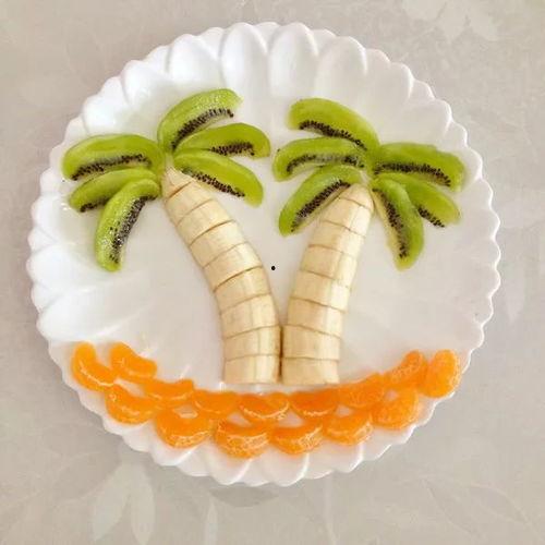 吃哈密瓜水果拼盘,哈密瓜水果拼盘的缤纷诱惑