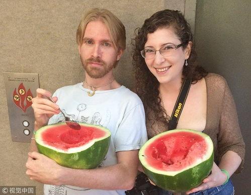 美国人吃瓜怎么吃